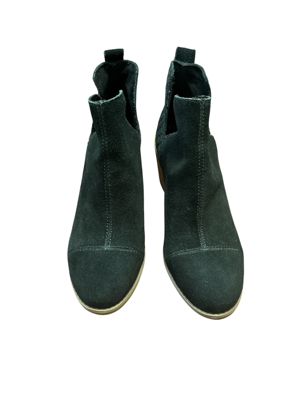 TOMS Black Suede Everly Bootie - Picture 3 of 5